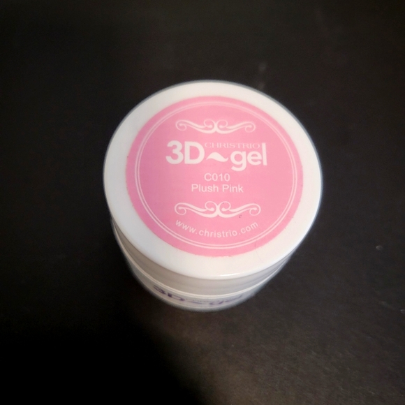 🏷3/$15🏷 CHRISTRIO 3D Professional Nail Art Gel-Resin~ Plush Pink - Picture 2 of 3